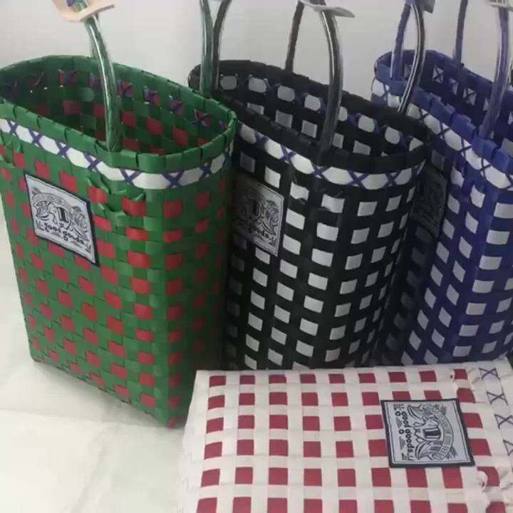 Exun Easter Bunny Basket For Kids, Cute Cotton Tote Bag Hand