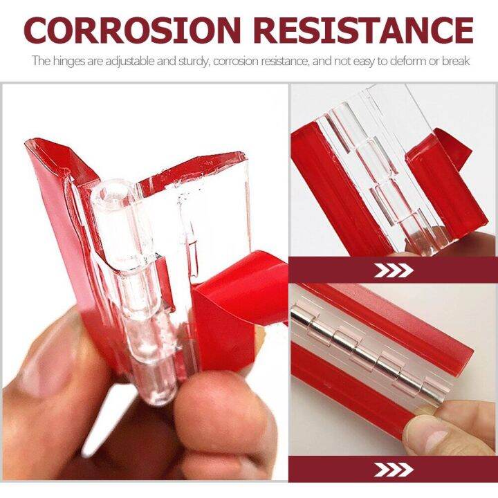 5-pcs-folding-hinges-acrylic-transparent-hinges-boxes-clear-adhesive-hinges-door-hardware-locks