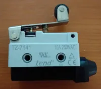 TZ - 7141 TEND  LIMIT SWITCH  10A  250 VAC   ก้านแขนสั้นติดหัวลูกล้อ 10A  (ของแท้ )