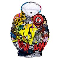 Sudadera con estampado Digital 3D para hombre y mujer, suéter informal con estampado de grafiti, ropa de calle a la moda, otoño e invierno, 2021