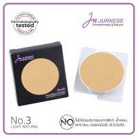 JURNESS รีฟิล แป้งพัฟ ผสมรองพื้น กันน้ำ No.3 เจอเนส อโรมาเธียราพี SPF25 PA++ สี Light Natural สีขาวชมพูสำหรับผิวขาว