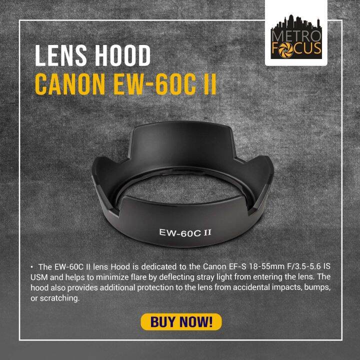 EW60C II LENS HOOD FOR CANON Lazada PH