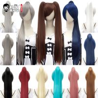 【jw】❁♤  HSIU 80Cm Staight Ponytail Clip Wig high temperature fiber Synthetic Wigs Anime wigs 14