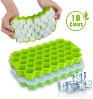 【cw】 SILIKOLOVE Maker Reusable Trays Silicone cube Mold BPA Mould with Removable Lids