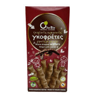 OLA BIO | Crispy Wafer Sticks Carob | คริสปี้ เวเฟอร์ คาลอป 140g