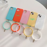 Supercase?i6-i13promax เคสซิลิโคน + กำไลห้อย Silicone Cover Case