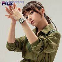 ﹍▲ Retro brand FILA lovers table movement silicone watch waterproof domineering ins watch Jane new niche 6237