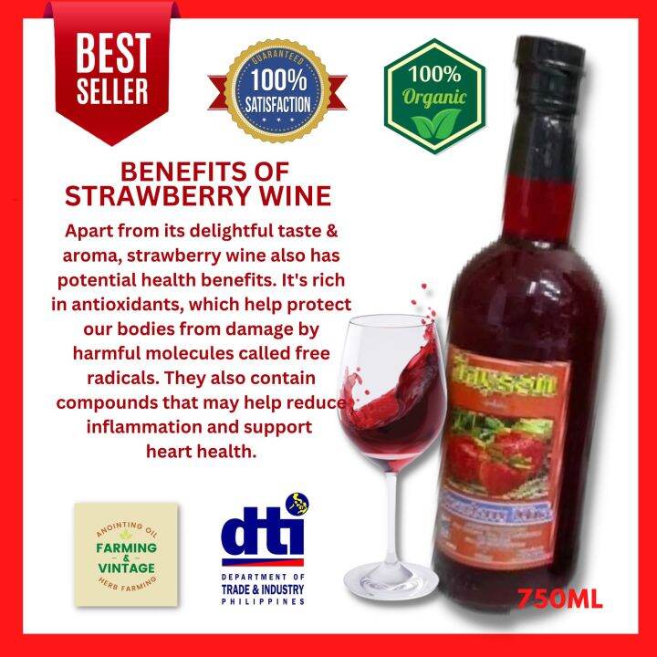 BAGUIO'S STRAWBERRY WINE AUTHENTIC JAYSON WINE JAYSON STRAWBERRY WINE