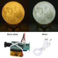 +【； PCB Professional 3D Printing Parts Moon Lamp Circuit Board Adjustable Led Home Office Replacement Touch Switch 2 Colors Changing