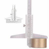 [QQL Hardware Tools]6 Quot; 0 150มิลลิเมตรความลึกเวอร์เนียคาลิปเปอร์0.02เต็มโลหะ/เหล็กเมตริกวัดไมโครมิเตอร์เครื่องมือวัดที่มีคุณภาพสูง