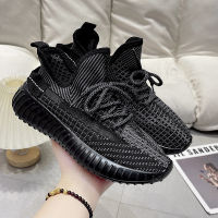 2023 New Mens And Womens Coconut Shoes Spot Mesh Breathable Fly-Knit Sneakers Autumn Popular Running Shoes