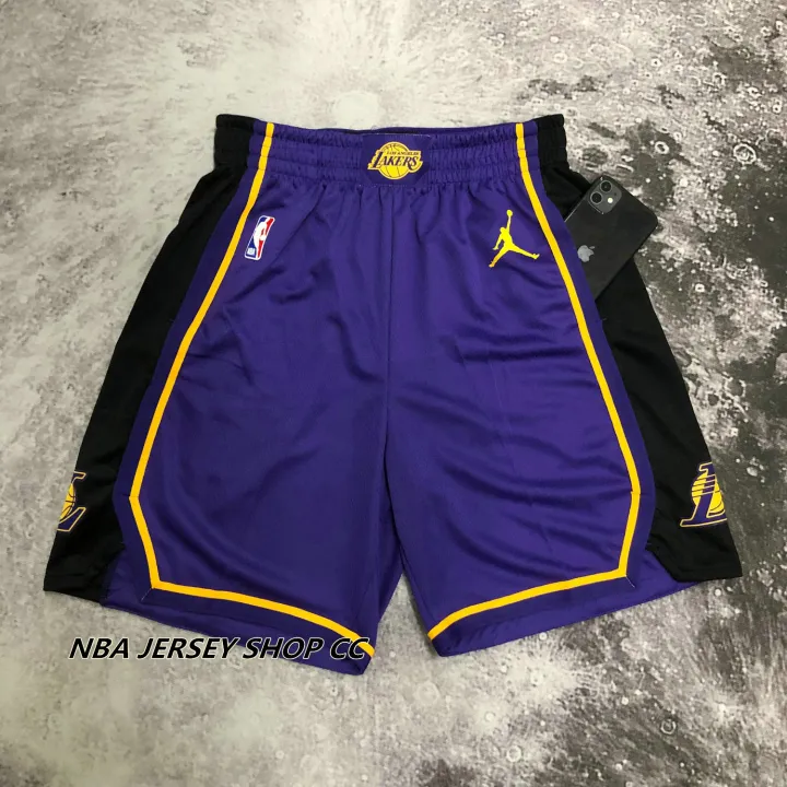 2023 Lakers Purple NBA Shorts