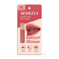 Merrezca Blur Filter Lip Color 1.5g No.03 Burnt Berry . 1 ชิ้น ขนาดมินิ ลิปทินต์สีชัดติดทน