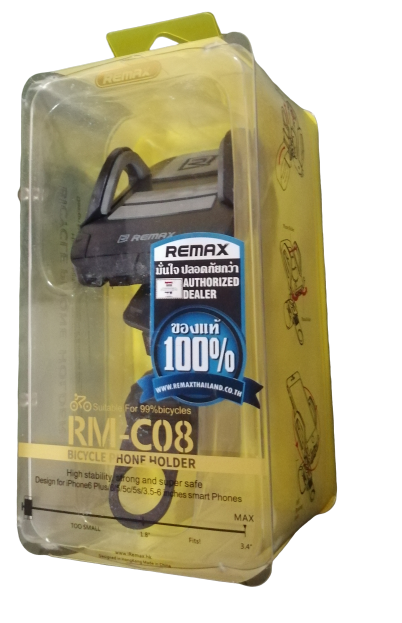 remax-car-holder-อุปกรณ์จับยึดโทรศัพท์มือถือสำหรับจักรยาน-จักรยานยนต์-rm-c08