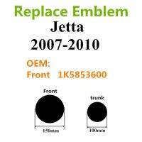 ตราสัญลักษณ์ OEM 1K5853600 150มม. 100มม. 2ชิ้นสำหรับป้ายตะแกรงหน้ารถและท้ายรถสำหรับ JETT-A 2007 2008 2009 2010โลโก้รถ