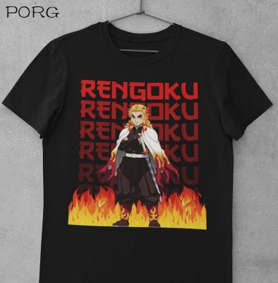 Demon Slayer Kimetsu No Yaiba T Shirt Manga Tshirt Cotton Mens Shirt Black Aesthetic Clothing Camisas De Gildan Spot