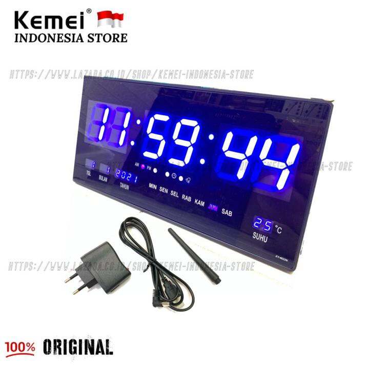 Jam Dinding LED Digital Clock Jam Meja Dekorasi Hiasan Dinding Rumah XY