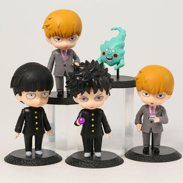 5ชิ้น-เซ็ตม็อบโรคจิต100ชิเกโอริตสึ-kageyama-reigen-arataka-โมเดลฟิกเกอร์สะสมของเล่นตุ๊กตารุ่น-q