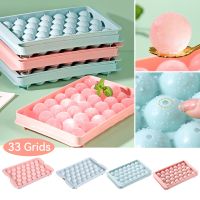 hot【cw】 33 Boll Hockey Mold Frozen Whiskey Popsicle Tray Making Gifts Tools Accessories