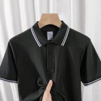 Clearance discount 210g heavyweight pique cotton Polo shirt summer 【SSY】