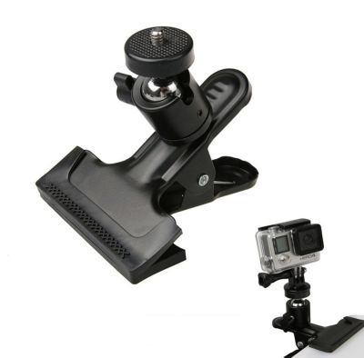 360 degree rotating Strong Clamp Universal clip For Gopro hero 8 7 6 5 4 3 SJCAM Xiaomi Yi Sports action camera Accessories