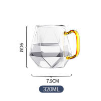 Diamond Texture Glass Teapot Set Hot Cold Water Jug Transparent Coffee Pot Home Heat-resistant Large Capacity Setheatable Kettle