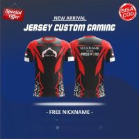 2023 NEW   shirt gaming fashion T SHIRT popular ff / ml / pubg custom / free custom name, &amp; color cool  (Contact online for free design of more styles: patterns, names, logos, etc.)