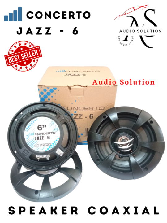 Speaker Coaxial CONCERTO jazz 6 inch 2 ways Speaker Pintu mobil 6
