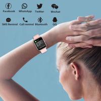 Waterproof Pedometer Heart Rate Monitor 1.6 Inches Smart Bracelet Smart Watch Support Android Ios