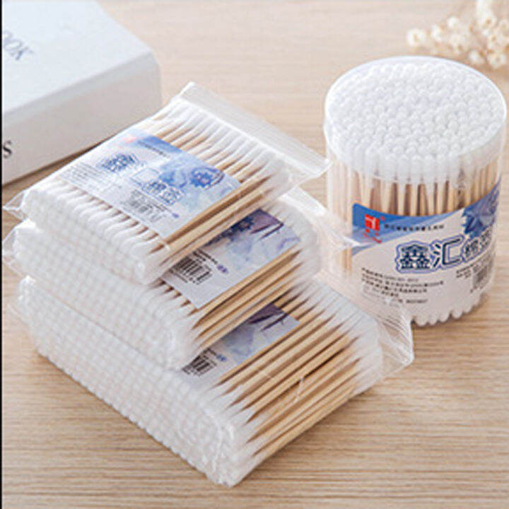 100Pcs/Pack Doubleended Cotton Swab Disposable Sanitary Tampons Clean