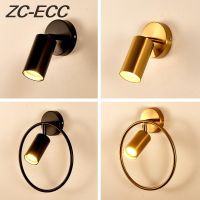 ZC-ECC Modern LED Wall Lamp Nordic Creative Luxury Ling Room Bedroom Bedside Sconce Wall Light Ho Room Fixtures Lighting