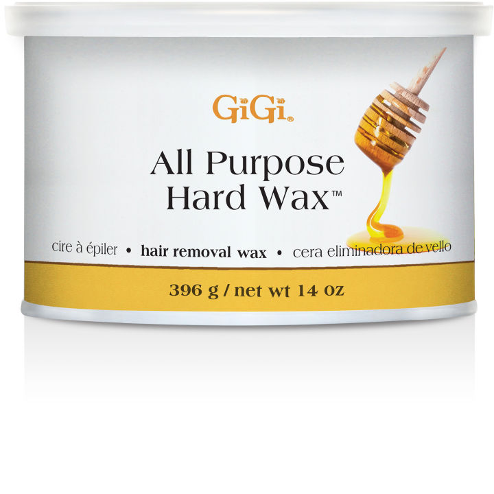 ของแท้! GiGi All Purpose Hard Wax ออล เพอร์ โพส ฮาร์ด แว็กซ์ (ฮาร์ดเเว็กซ์ร้อนสำหรับมืออาชีพ) -14 oz.