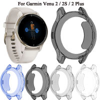 ฝาครอบเคสป้องกัน TPU สำหรับ Garmin Venu 2 2 2S สมาร์ทวอท์ชปลอกสวมป้องกันนิ่มสีสันใสสำหรับ Garmin Venu 2 Plus เปลือกอุปกรณ์เสริม