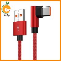 KV3P โทรศัพท์มือถือชาร์จเร็ว4.0 6A มุมขวา PD 66W ที่ชาร์จไฟรวดเร็ว USB สาย USB Type C