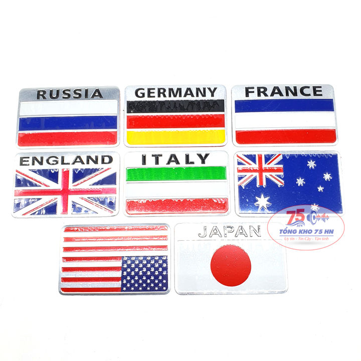 Tem nhôm hình cờ các nước: Với những người yêu thích du lịch và sưu tập, tem nhôm hình cờ là một trong những vật phẩm không thể thiếu trong bộ sưu tập. Chúng được sản xuất với hình dạng và màu sắc giống như các quốc kỳ trên thế giới, mang đến cho người sử dụng sự đa dạng và phong phú.