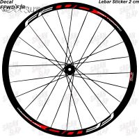 Ffwd F3R สติ๊กเกอร์ติดผนังกว้าง2ซม. สติ๊กเกอร์สติ๊กเกอร์ขอบล้อ Roadbike Fixedgear 700c