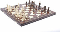 Wegiel Chess Set - Consul Chess Pieces and Board - European Wooden Handmade Game - JUNIOR