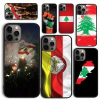 Lebanon Flag Phone Case for iPhone 14 12 13 mini 5 6S 7 8 PLUS X XS XR 11 PRO MAX SE 2020 Back Cover Fundas Shell Electrical Connectors
