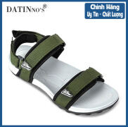 Giày Sandal Nam Quai Ngang, Dép Sandal Nam Đi Học DATINNOS  Đen Xanh Rêu