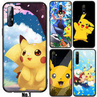 38XVV Pokemon Pikachu อ่อนนุ่ม High Quality ซิลิโคน TPU Phone เคสโทรศัพท์ ปก หรับ VIVO T1 S7E Y73 Y73S Y75 Y79 Y85 Y66 Y67 Y70 Y89 Y95 Y93 Y91 V5 V5S V11 V15 V7 V9 V19 V20 V21 V21E V23 Pro SE Plus Lite