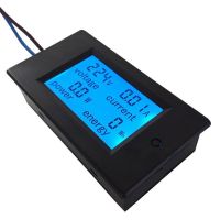 LCD Digital 20A Volt Watt Power Meter แอมป์มิเตอร์โวลต์มิเตอร์ LED Power Panel Meter AC 80-260V