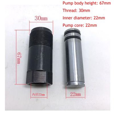 3-4 T Tons Double Pump HorizontalJack Oil Pump Body Oil Seal Small Piston Plunger