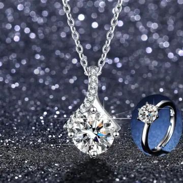 White gold pendant hot sale with diamond