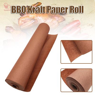 【สินค้ามีจำหน่าย Butcher Paper Multifunctional Barbecue Paper Waterproof High Temperature Resistant Air Fryer Paper for Grilling Baking HT