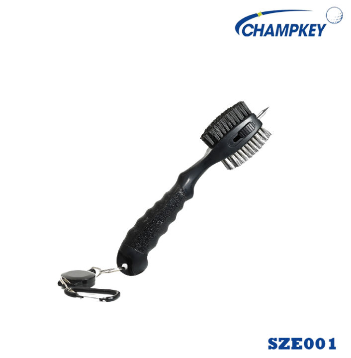 champkey-แปรงทำความสะอาดร่องไม้กอล์ฟ-2in1-enhua-golf-sze001-มีให้เลือกหลากสีให้เลือก