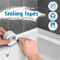 3D Bathroom Shower Sink Bath Sealing Tapes PVC Adhesive Sealing Strip Waterproof Wall Stickers for Bathroom Kitchen Sealant Tape