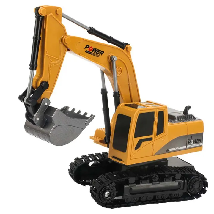 large metal toy excavator