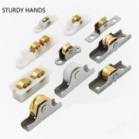 10Pcs Curtain Track Pulley Wheels Single Bearings Window Sash Pulley Curtain Rod Rollers Shower Curtain Rail Track Runners