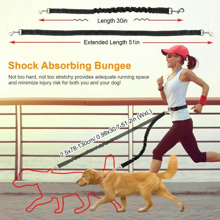 hot-dogs-leash-waist-rope-adjustable-hand-free-dog-harness-collar-pet-walking-running-jogging-lead-waist-belt-chest-strap