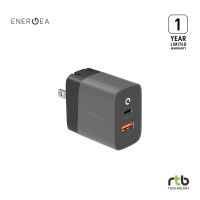 Energea หัวชาร์จ Adapter Wall Charger USB C / USB A รุ่น Ampcharge PD30+ - GunMetal